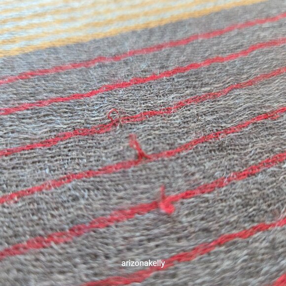 Opal Merino Striped Scarf Australia Fair-Trade Sustainable - Picture 9 of 16